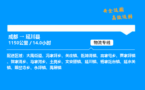 成都到延川县物流价格查询,成都至延川县物流费用,成都到延川县物流几天到