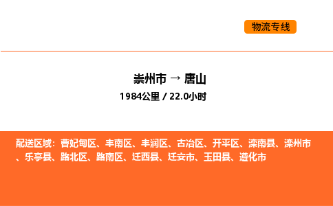 崇州市到唐山古冶区物流公司_崇州市到唐山古冶区货运专线公司（当天走车）