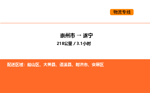 崇州市到遂宁船山区物流公司_崇州市到遂宁船山区货运专线公司（当天走车）