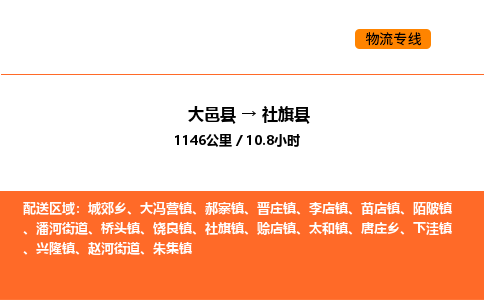 大邑县到社旗县物流公司_大邑县到社旗县货运专线公司（当天走车）