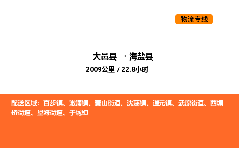 大邑县到海晏县物流公司_大邑县到海晏县货运专线公司（当天走车）