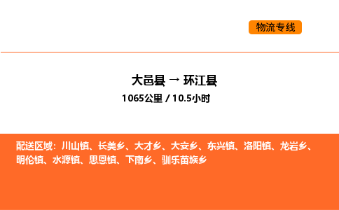 大邑县到环江县物流公司_大邑县到环江县货运专线公司（当天走车）