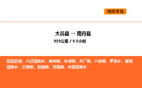 大邑县到南丹县物流公司_大邑县到南丹县货运专线公司（当天走车）