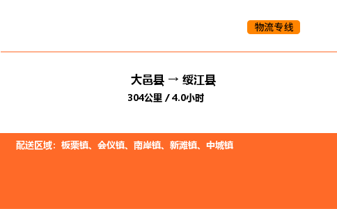 大邑县到绥江县物流公司_大邑县到绥江县货运专线公司（当天走车）