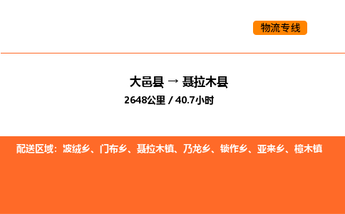 大邑县到聂拉木县物流公司_大邑县到聂拉木县货运专线公司（当天走车）