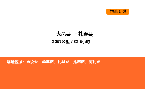 大邑县到扎囊县物流公司_大邑县到扎囊县货运专线公司（当天走车）