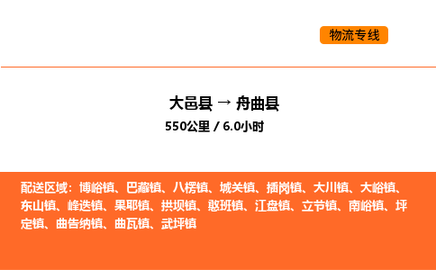 大邑县到舟曲县物流公司_大邑县到舟曲县货运专线公司（当天走车）