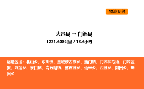 大邑县到门源县物流公司_大邑县到门源县货运专线公司（当天走车）